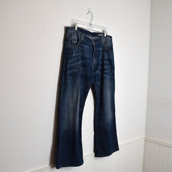 Chip & Pepper Mens Jeans Sz 36 Pickle Wagon 5 Pocket Distressed Western Cowboy - Picture 4 of 16